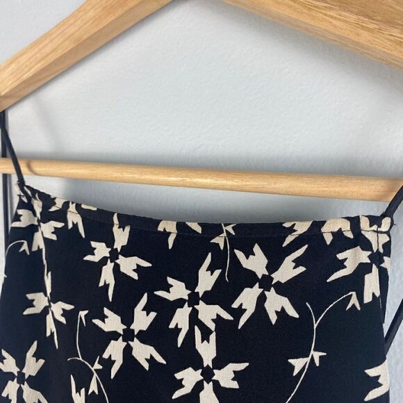 Tanya Taylor Asymmetrical Floral 100% Silk Midi Dress - Picture 13 of 13